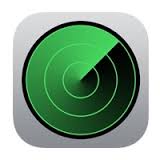 The app icon for Find My iPhone, an iOS app that tracks the location of Apple devices via iCloud.