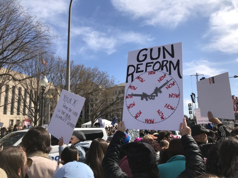 Under the Gun: We sent a reporter to the #MarchforOurLives. Here’s what she saw.