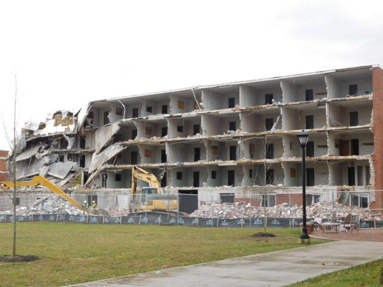 Forrer demolition on schedule for mid-February, University VP says