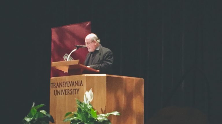 Sir Salman Rushdie delivers lecture “On Civility”