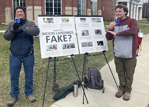 Peter “The Moon Guy” Lands on Campus; Raises Concern