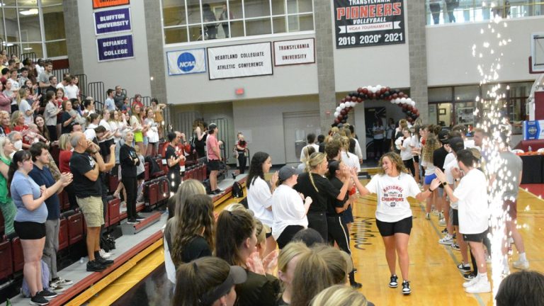 Recap: Transylvania Community Celebrates Women’s Basketball Championship with Public Rally