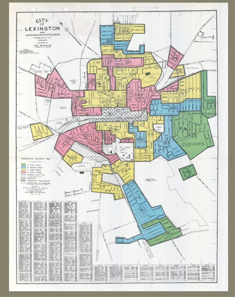 Life Inside the Red Line: Lexington’s history of residential segregation